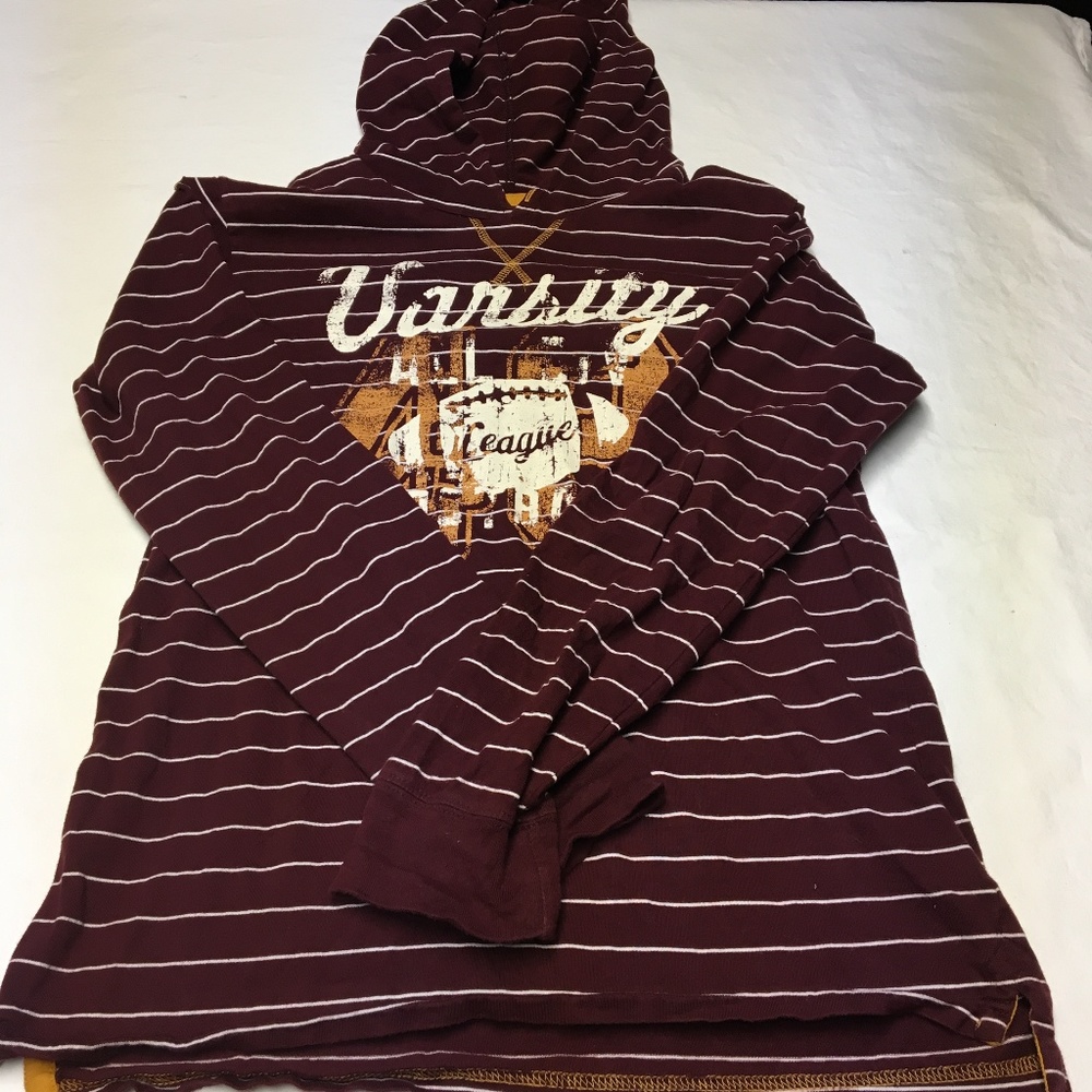 ARIZONA XXL 18/20 LONG SLEEVE BURGUNDY HOODIE